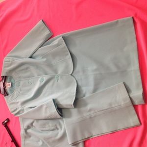 Powder Blue Skirt and Pant Suit